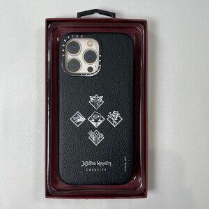 CASETiFY Jujutsu Kaisen Sorcerer Case iPhone 14 Pro Max Silver on Matte Black